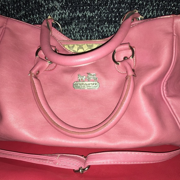 Coach Handbags - Coach pink handbag